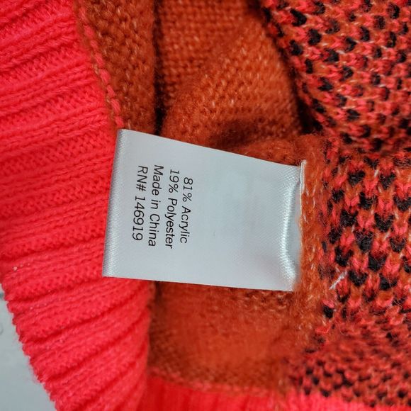 Vylette Knit Pullover Sweater Juniors Size Medium Multicolor Animal Print - Picture 9 of 12